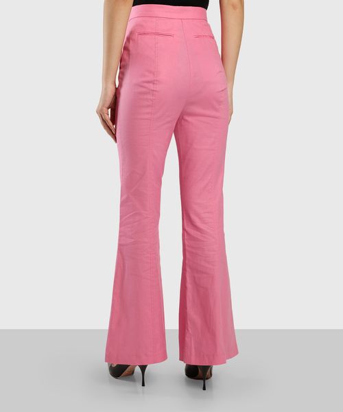 flare leg trousers